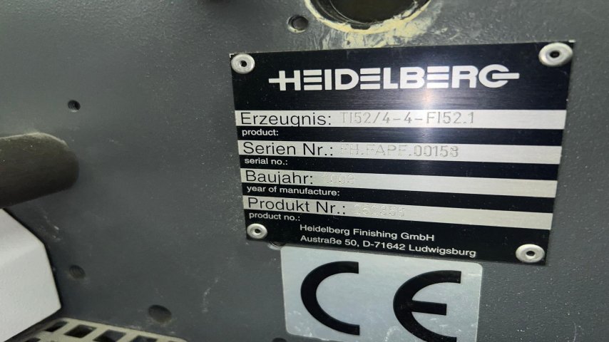 Heidelberg Stahlfolder, TI 52/ 4-4-F 155.1
